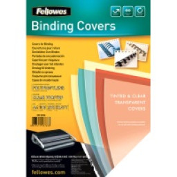 FELLOWES (25) portadas PVC A4 180mic transparente cristal