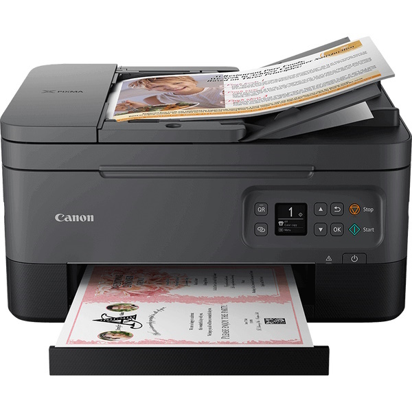 Multifunción CANON PIXMA TS7450i A4 negra 3-1 2ct 13/7pm 100+20h ADF35h Duplex impr.USB/Wifi