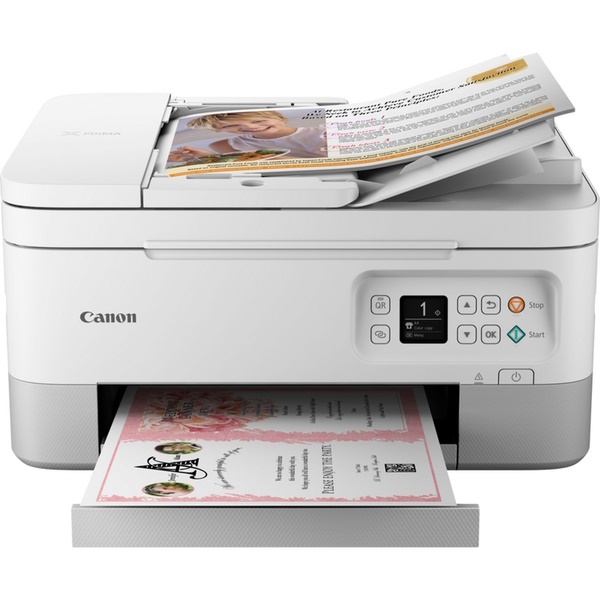 Multifunción CANON PIXMA TS7451i A4 blanca 3-1 2ct 13/7pm 100+20h ADF35h Duplex impr.USB/Wifi