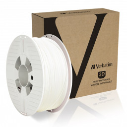 VERBATIM 3D filament PLA 1,75mm 1Kg - White Print Temp: 200-220º