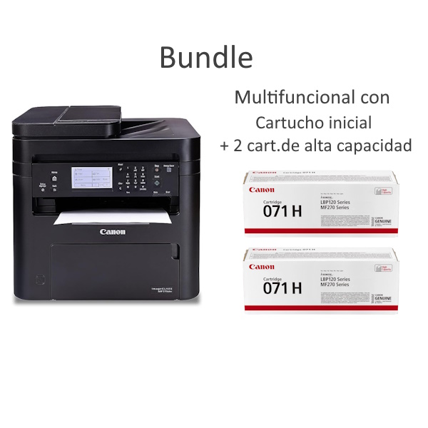 Multifunción CANON láser mono i-SENSYS MF275dw bundle cart.inicial +2 cart.071H