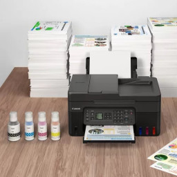 Multifunción CANON PIXMA G4570 Megatank negra 4-1 4ct 11/6pm 100h ADF35h USB/WiFi