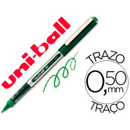 (12) Rotulador UNI-BALL roller UB-150 Eye Verde 0.5 mm