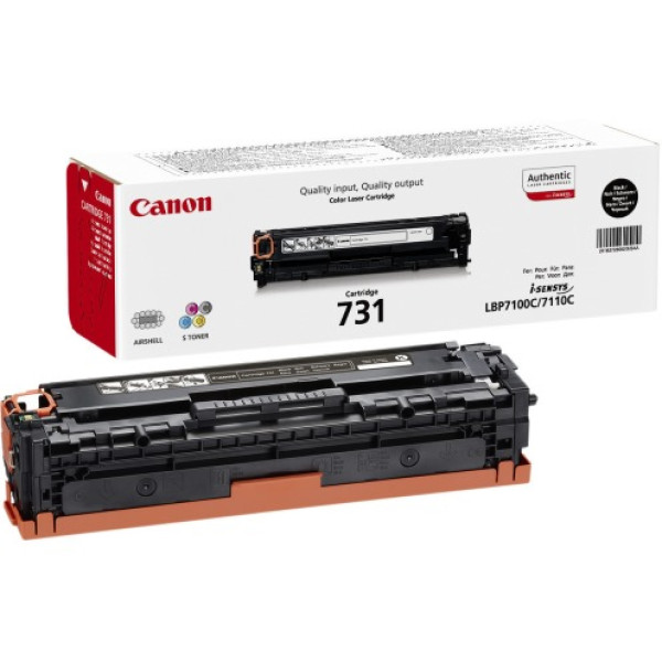 Toner CANON 731B negro LBP7100 LBP7110 MF8230 MF623CN MF628CW MF8280 1.400p.