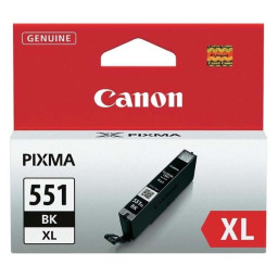 C.t. CANON CLI551XL Pixma IP7250 IP7240 negro MG5440 MG5450 MG5550  Alta capacidad