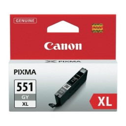 C.t. CANON CLI551GYXL  Pixma IP7250 IP7240 gris MG5440 MG5450 MG5550  Alta capacidad