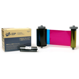 Ribbon IDP Smart-51 & 31 YMCKO Full Colour inc Cleaning Roller, (250 prints)