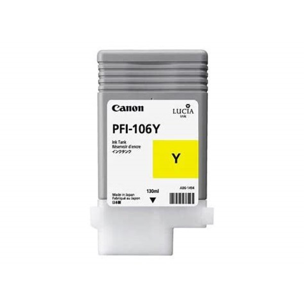 C.t. CANON PFI-106Y amarillo 130ml IPF6300 IPF6350 IPF6400 IPF6450