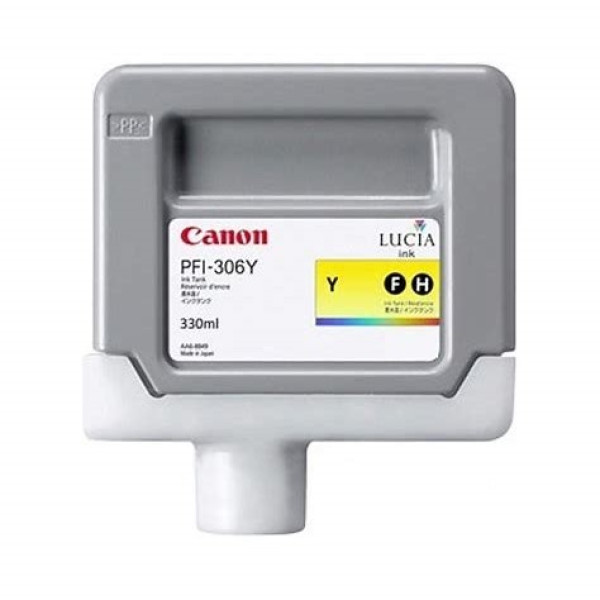 C.t. CANON PFI-306Y amarillo 330ml IPF8300 IPF8400 IPF9400