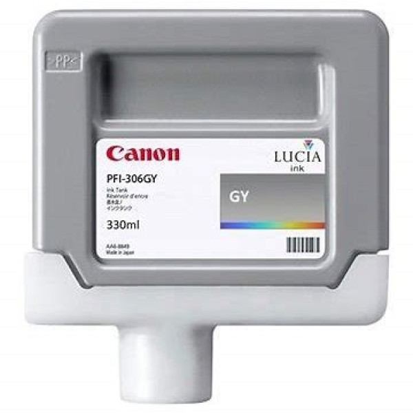 C.t. CANON PFI-306GY gris 330ml IPF8300 IPF8400 IPF9400