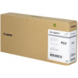 C.t. CANON PFI-706PGY foto gris 700ml IPF8300 IPF8400 IPF9400