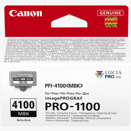C.t. CANON PFI-4100MBK negro mate 80ml PRO-1100