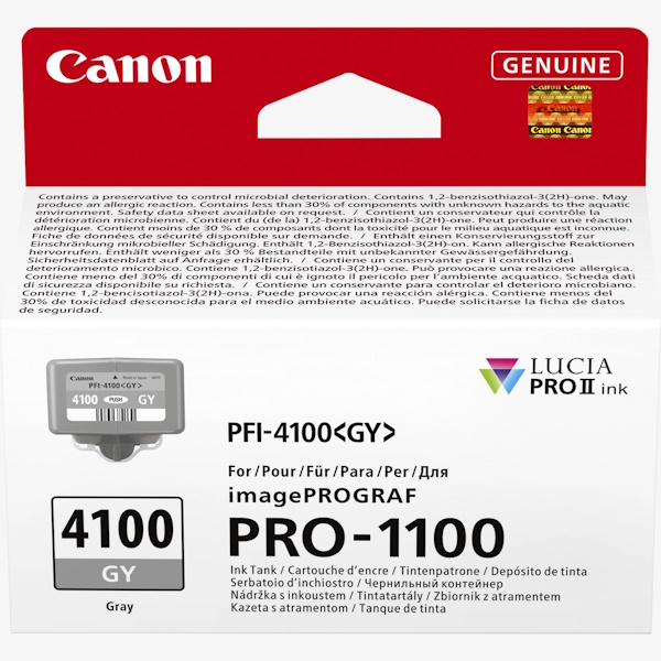 C.t. CANON PFI-4100GY gris 80ml PRO-1100