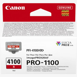 C.t. CANON PFI-4100R rojo 80ml PRO-1100