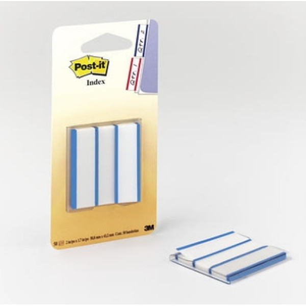 Dispensador POST-IT Index azul 1x50un 2