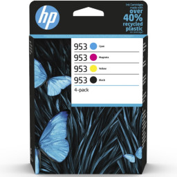 Pack (4) C.t.HP #953 CMYK colores + negro Officejet Pro 7720 7730 8715 8718 4-pack