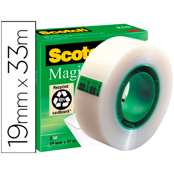 (1) Cinta SCOTCH MAGIC invisible 810 (19mm x 33m) (RT000968870) (810/1933)