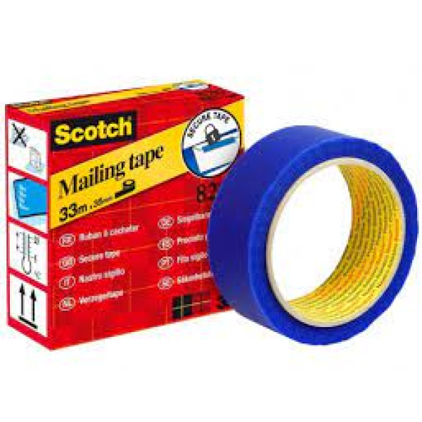 Cinta SCOTCH Postal 820 Azul 35mx33 (820 AZUL)