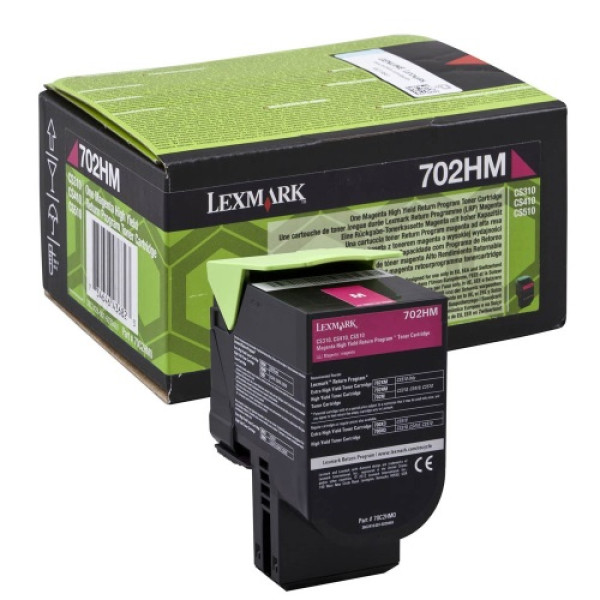 Toner LEXMARK #702HM magenta CS310 CS410 CS510 3.000p. Return (70C2HME)