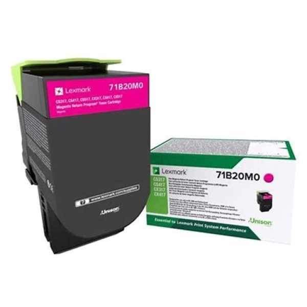 Toner LEXMARK CS317 CS417 CS517 CX317 CX417 CX517 2.300p. magenta Return