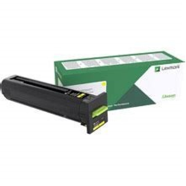 Toner LEXMARK  CS820 CX820 CX825 CX860 amarillo 8.000p. Retornable