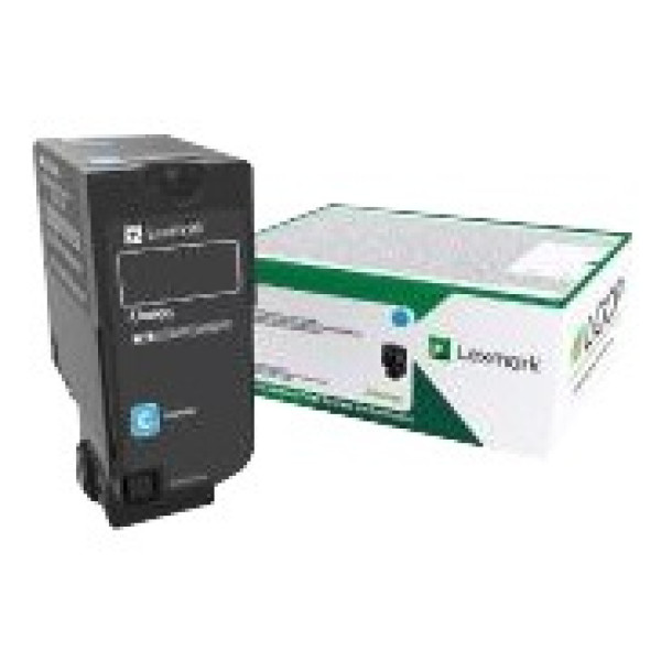 Toner LEXMARK CS827 CX827 15.000p. Cyan Return