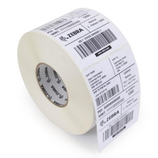 (4) Rollos etiquetas ZEBRA Z-Select 2000T core76mm 102x152mm 4x950et (requiere ribbon) Topco