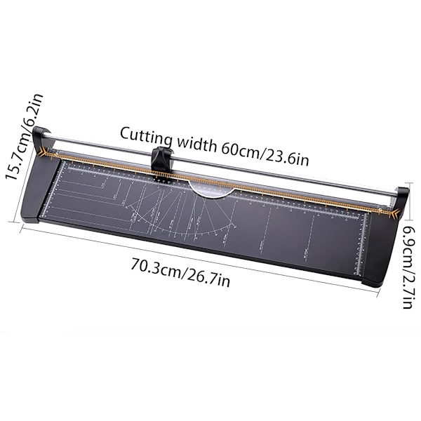 Guillotina rotativa hasta A2 (60cm) hasta 10h papel y otros materiales