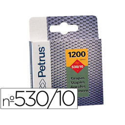Caja 1200 grapas PETRUS 530/10  