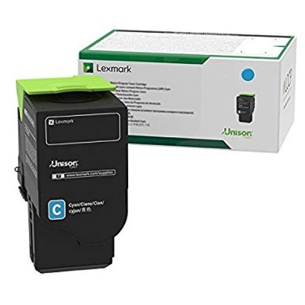 Toner LEXMARK CS421 CS521 CS622 CX421 CX522 CX622 CX625  1.400p. cyan Return