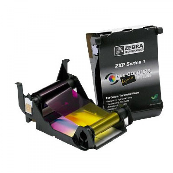 Ribbon ZEBRA ZXP1 Series 1 Load-N-Go Color full panel YMCKO, 100 impr.