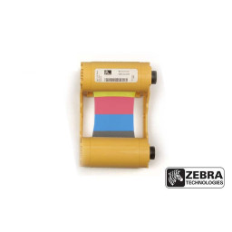 Ribbon ZEBRA ZXP3 Series 3 color YMCKO 1/2 panel True Colours ix Series 400 impr.