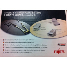 Kit FUJITSU FI4120C FI4220C FI5220 FI6010 (2 pick roller+4 Pad ASSY)(CON-3289-017A)