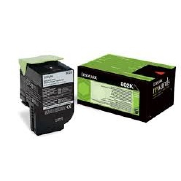 Toner LEXMARK #802K negro CX310 CX410 CX510 1.000p.