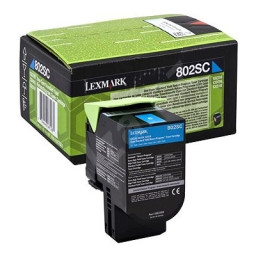 Toner LEXMARK #802SC cian CX310 CX410 CX510 2.000p. 