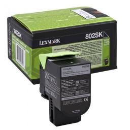 Toner LEXMARK #802SK negro CX310 CX410 CX510 2.500p.