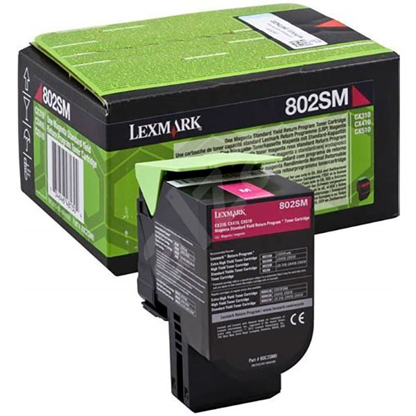 Toner LEXMARK #802SM magenta CX310 CX410 CX510 2.000p.