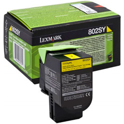 Toner LEXMARK #802SY amarillo CX310 CX410 CX510 2.000p.