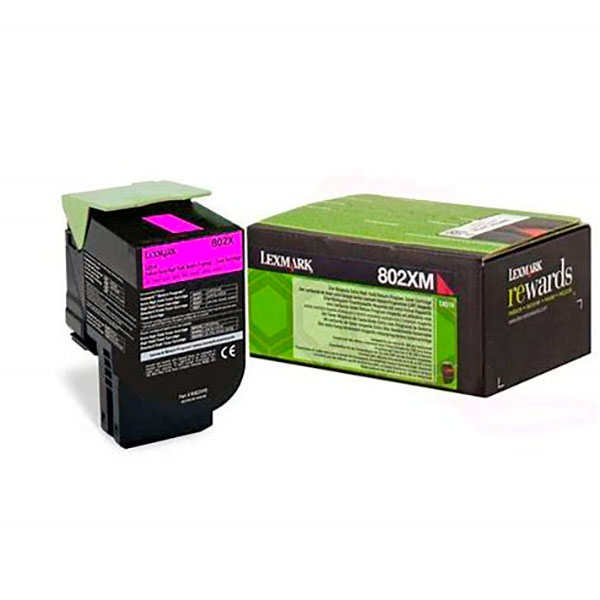 Toner LEXMARK #802XM magenta CX510 4.000p. 