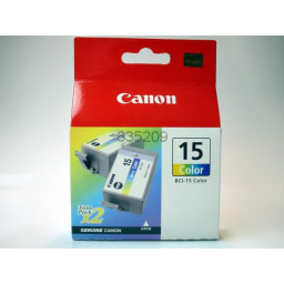 (2) C.t. CANON BCI15C  i50 i70 i80 color 