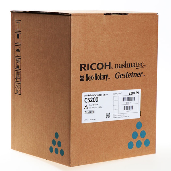 Toner RICOH Pro C5200 C5210 Cyan 24.000p.