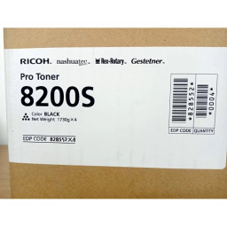 Toner RICOH Type 8200S Black (848485) caja de 4 botellas x 1730g