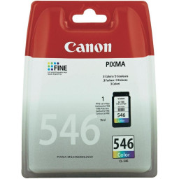 C.t. CANON CL546 color  Pixma MG2250 MG2450 MG2550 180p. (envase cartón)