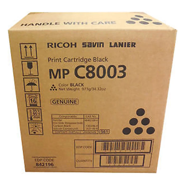 Toner RICOH MPC6503 MPC8003 negro 47.000p. (842196)