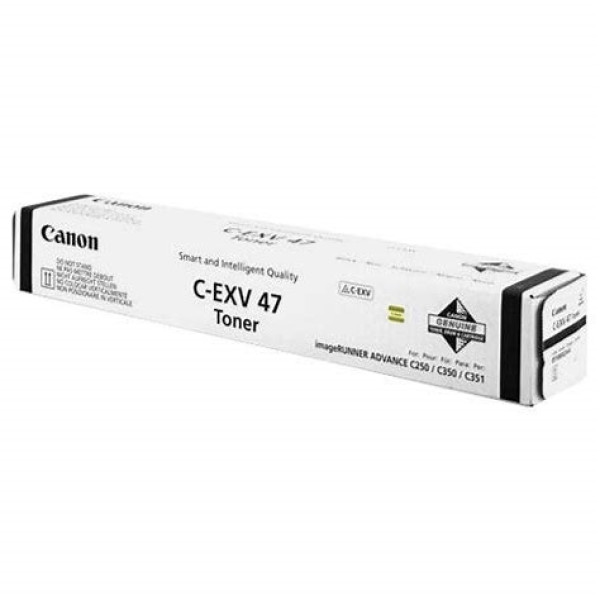 Toner CANON EXV47K:  IR Advance C250 C350 negro 19.000p.