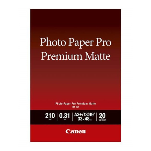 Papel CANON PM-101 20h.A3+ PIXMA PRO Photo Paper Pro Premium Matte 210g.