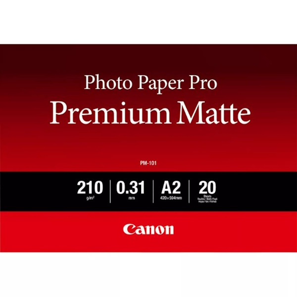 Papel CANON PM-101 20h.A2 PIXMA PRO Photo Paper Pro Premium Matte 210g.