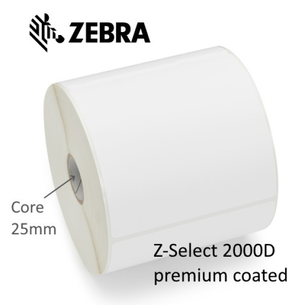 (4) Rollos etiquetas ZEBRA Z-Select 2000D core25mm 100x50mm 4x1.300et Premium Topcoated (4) Rollos etiquetas ZEBRA Z-Select 2000D core25mm 100x50mm 4x1.300et Premium Topcoated