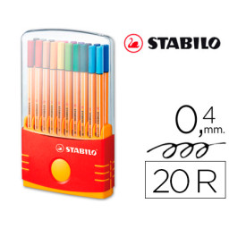 (20) Rotulador STABILO POINT 88  varios colores 0.4 mm