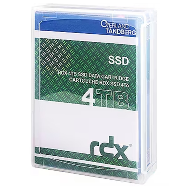 Cartridge SSD OVERLAND-TANDBERG RDX 4TB SSD-based RDX Media (solid state in a cartridge) Cartridge SSD OVERLAND-TANDBERG RDX 4TB SSD-based RDX Media (solid state in a cartridge)